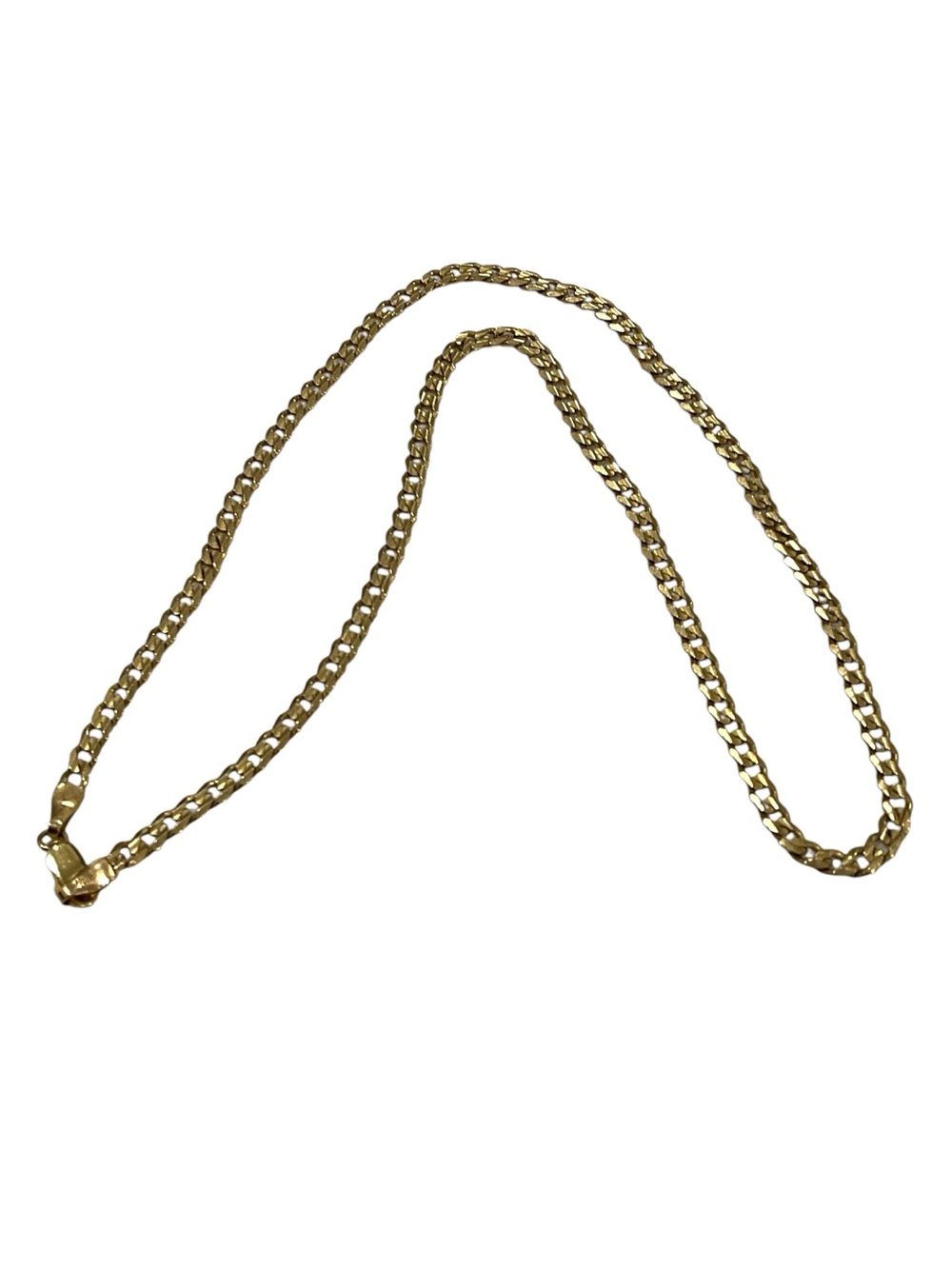 14K Solid Gold Italian Curb Chain Necklace – 10.59g